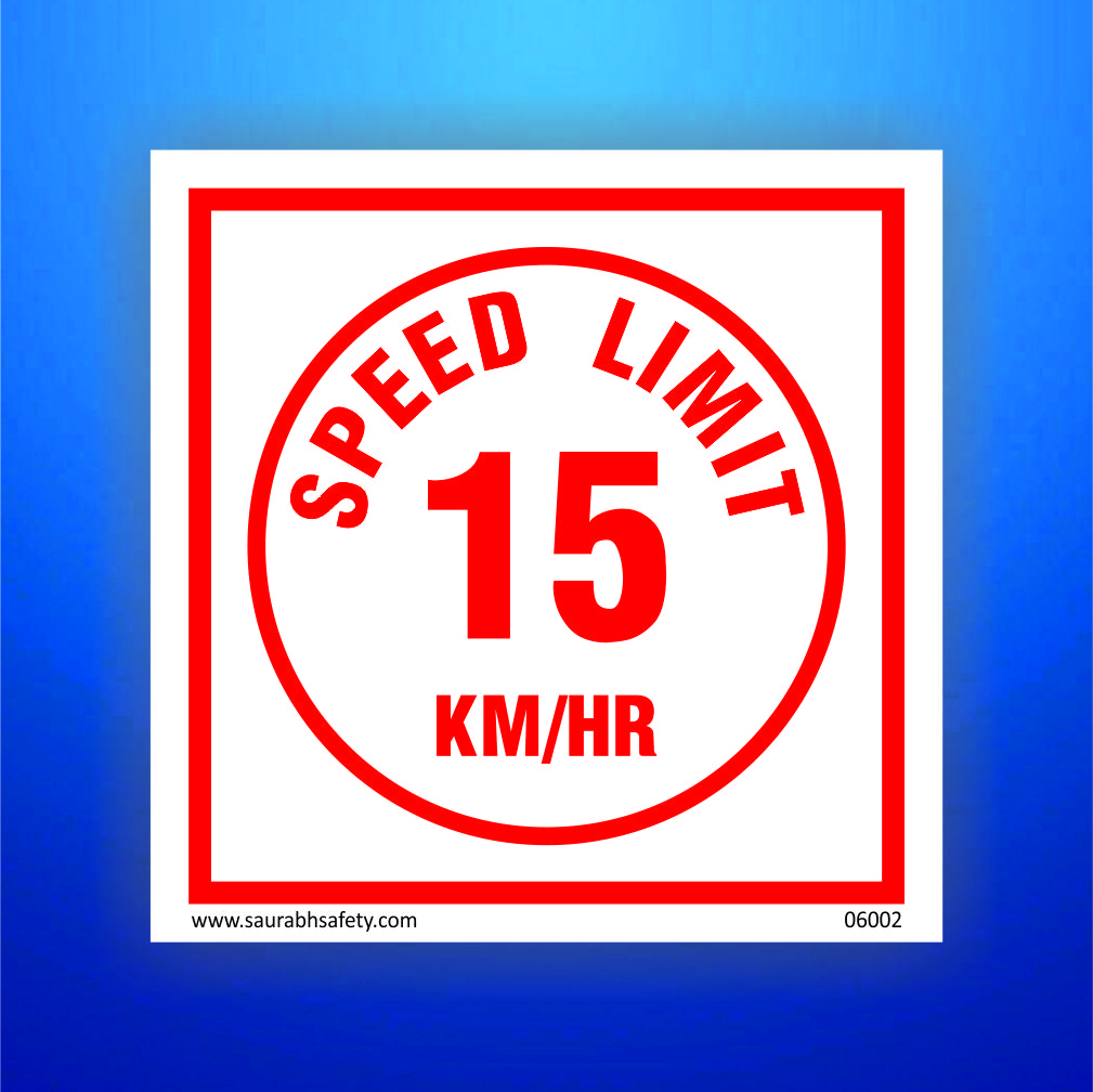 Speed Limit Safety Signs Poster​